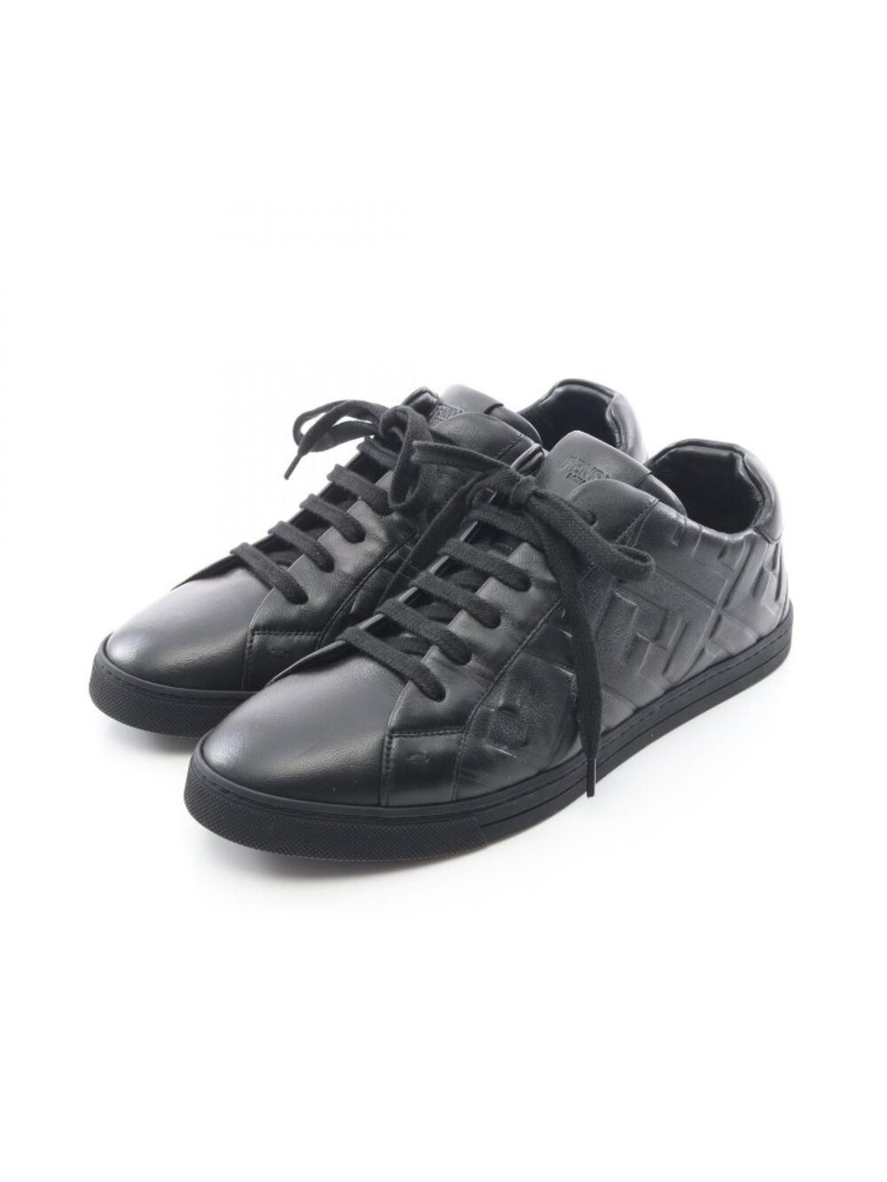 Fendi Sneakers FF Pattern Leather